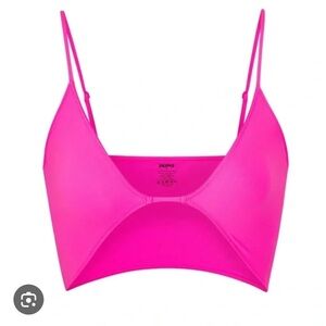 SKIMS Micro Cording V Crop Top L